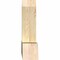 Ekena Millwork Portland Rough Sawn Timber Gable Bracket, Douglas Fir, 48"W x 24"H x 6"D x 6"F, 12/12 Pitch GBW048X24X0606POR00RDF - alternate 5